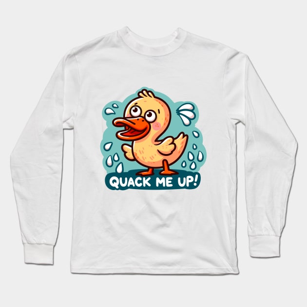 Quack Me Up! Long Sleeve T-Shirt by SimplyIdeas